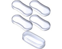 Vervangingsset voor Toiletbril Bumpers - 5 Stuks Sterke Zelfklevende Rubber Pads voor Badkamer, Thuis en Hotels