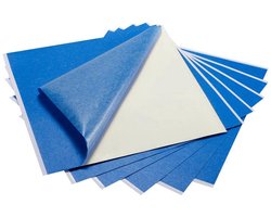 Verwarmd Bed voor 3D Printers, Printplatform met Hechting, Blauw Adhesief Tape, Rubber Lijm, Oppervlakte Stickers, 300 mm x 300 mm, Set van 5, Ideaal voor Precisieprints en Verbeterde Hechting