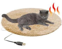 Verwarmde Kattenmand - Kleed - Kat - Verwarming - Hond - Hondenmand - 40CM