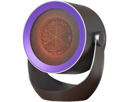 Verwarming - Verwarming electrisch - Draagbare elektrische ruimteverwarmer - 110V - Met oververhittingsbeveiliging - stille - energiezuinige kleine verwarming - Voor thuis - Op kantoor - In de slaapkamer - Op bureau en binnenshuis - Paars