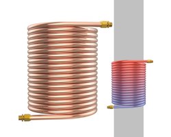 Verwarmingsspiraal voor zwembaden en open haarden - Efficiënte warmtewisselaar