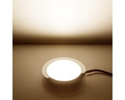 Verzonken LED Meubellicht 3W Zwart Laagprofiel Warm Wit 12V voor Kasten en Planken
