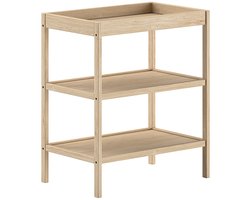 Verzorgingstafel Dino Uit Dennenhout Met Twee Legplanken - Vipack - Verzorgingstafel - Bruin - Hout