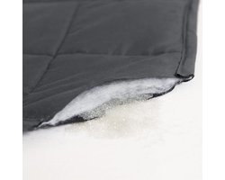 Verzwaringsdeken voor volwassenen - 8 kg - 150 x 200 cm - Grijs - Stressverlichtend - Slaapverbetering - Glazen kralen vulling