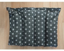 verzwaringskussen - schootkussen geo zwart