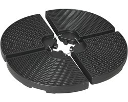 Verzwaringstegels voor Zweefparasol - Set van 4 Rond - Stabiliteit en Veiligheid voor Buiten