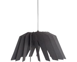 Vesper Hanglamp Ø 53 cm - Zwart - Bouwpakket - Stijlvolle Designlamp voor Woonkamer, Eetkamer en Slaapkamer