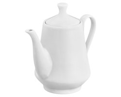 Vessia Theepot Britisch Classic - Porselein - wit - 1100 ml - 12 x 20 cm