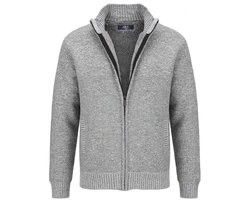 Vest gevoerd, teddy voering ,heerlijk warm ! Kleur licht grijs size M ,leuk kado
