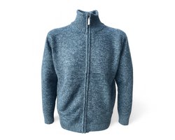 Vest gevoerd,size L , teddy voering ,heerlijk warm ! kleur blauw gemeleerd leuk kado