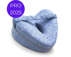 Vestifex® Kniekussen Voor In Bed - Beenkussen Zijslaper - Zijslaapkussen - Orthopedisch - Blauw