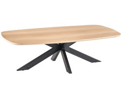 Vestland Ovale Eiken Salontafel - 130x70x38 cm - Matrixpoot