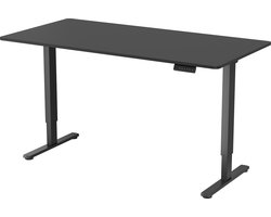Vestland - Zit-sta Bureau Elektrisch In Hoogte Verstelbaar - Conform ARBO-norm - Geheugenfunctie - 160 x 80 CM - Dubbele Motor - Zwart