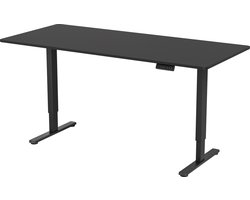 Vestland - Zit-Sta Bureau Elektrisch In Hoogte Verstelbaar - Conform ARBO-norm - Geheugenfunctie - 180 x 80 CM - Dubbele Motor - Zwart