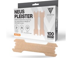 Vesto® 100 Stuks Anti Snurk Pleisters – Neusstrips – Snurken – Neusspreider – Beter Slapen Producten – Nachtrust Neuspleisters