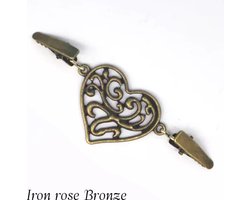 Vestsluiting - heart of harmony- vestclip dames -vestsluiting dames - vestclip - vestsluiting vestclip - sjaalspeld - vestspeld - vestklem