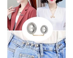 Vestsluiting - vestclip dames -vestsluiting dames - Elegant pearl Zwart- vestclip - vestsluiting vestclip - sjaalspeld - vestspeld - vestklem