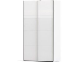 Veto kledingkast A 2 deurs H220 cm x B122 cm wit, wit hoogglans.