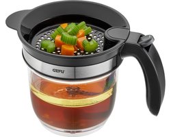 Vetscheider en Dispenser met maatschaal, 1 L, Voor soepen, sauzen, jus en poffertjes - GEFU | FLUIDO