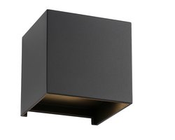Vevio Wandlamp Buiten Zwart – LED 3000K – IP65 Waterdicht – Verstelbare Bundel – Aluminium – Gevel, Tuin, Hal – 10x10cm – Binnen/Buiten