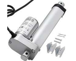 VEVOR 12V Lineaire Aandrijving, 101,6 mm Lineaire Motor met 15 mm/S, 1000 N Lineaire Actuator met Ip54-Bescherming en Montagebeugel, Lineaire Actuatoren voor In Hoogte Verstelbare Bureaus, Relaxfauteuils, Raam- en Deuropeners