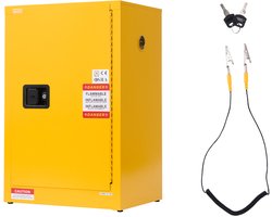 VEVOR 49.21l Brandbare Opbergkast met Verstelbare Plank Brandblusserkast