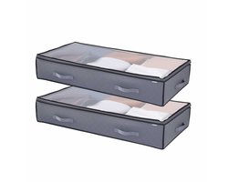 VEVOR 6 x Onderbed Opbergunit Onderbed Container 996x500x180mm 90L Stapelbaar