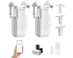 VEVOR Automatische Gordijnopener Gordijnopener voor Romeinse Jaloezieën U-/I-Rails