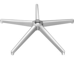 VEVOR Basistourniquet Chroom φ710 mm Bureaustoelbasis 1134 Kg Zilver