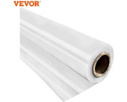 Vevor - Broeikasbedekking - Broeikas Folie - Broeikas Rol - 6 Mil - Transparant -Plastic Kasfolie - Kas Folie - 975 x 762cm
