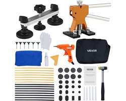 VEVOR Dent Puller Set, 60-Delig voor Het Verwijderen Van Deuken Zonder Spuiten, Met Golden Lifter, Bridge Puller, Rubberen Hamer, Lijmpistool, Hagelschade Verwijderingstool Op Autocarrosserie