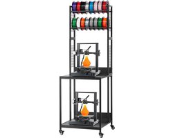 VEVOR Filamentspoelhouder Filamentopslagrek 4-laags 3D-printerplank Mobiel
