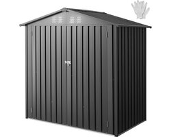 VEVOR Metalen Gereedschapsschuur Tuinhuis 1860x1210x1841mm