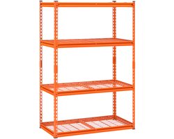 VEVOR opbergrekken, insteekrekken, zware rekken, kelderplank, 508x1016x1524mm oranje