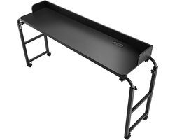 VEVOR Overbedtafel Mobiel Nachtkastje 4 Wielen (2 met Remmen) & Stopcontact