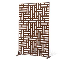 VEVOR Screen Room Divider Privacy Scherm Partitie Metaal 91x50.8x191cm Bruin