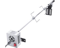 VEVOR Speenvarkensgrill Lamsgrill 100,6 cm, 12 Kg Rvs Rotisserie Spit Braadgrill 9W, Lamsgrill Bbq Grill Grillwagen Barbecue, Grote Spitgrill Geschikt Voor Kalkoen, Ham, Etc