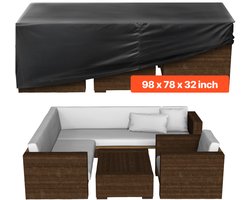 VEVOR Tuinmeubelhoes 420D Waterdicht 249x198x81cm