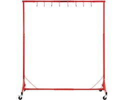 VEVOR Verfstandaard Autolakstandaard 8 Haken Verfdrogen Verstelbaar 30kg