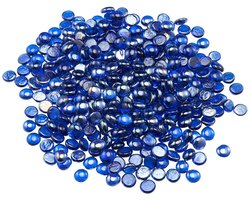 VEVOR Vuurglas 4,5 KG Glasstenen 19MM Haardglas Glazen Stenen Vuurparel Kobaltblauw