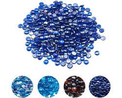 VEVOR Vuurglas 9KG Vuurkorf Glazen Stenen 19MM Haardglas Glazen Stenen Kobaltblauw