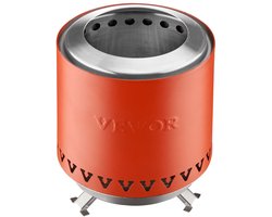 Vevor Vuurkorf - Terrashaard - Vuurkorf Voor Buiten - Vuurschaal - Diameter 15 CM Rood