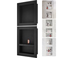 VEVOR Wandnis 10x40,64x101,6cm Douchenis Nis Betegelbaar Drielaags Waterdichte Nismontage Achterwandmateriaal (Xps, Hout, Cement) Geschikt voor Badkamer, Slaapkamer, Studeerkamer