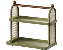 VHV - Keuken organizer - Koffie organizer - Kruidenrek - Drielagen organizer - Koffiekopjeshouder - Aanrecht organizer - Opbergdoos keuken - Bureau organizer - Voor keuken - Voor kantoor - Voor kaptafel