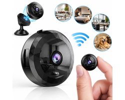 VHV - Spy camera wifi met app - Mini camera met Audio en Video - 1080P HD - Verborgen camera - Bewakingscamera voor buiten en binnen - Camerabewaking - Beveiligingscamera
