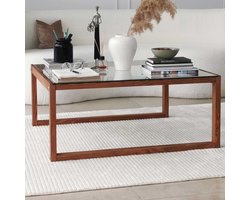 Via Salontafel | GEHARD GLAS | Houten - Asir Group - Salontafel - Bruin - Hout