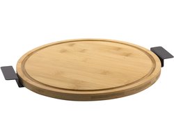 ViaMondo Serveerplank met Greep Draaibaar Bamboe