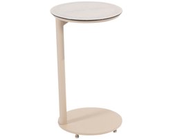 Vic bijzettafel 30xH50 cm printed ceramic latte Taste 4SO