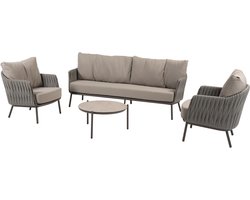 Vic Cannes stoel bank loungeset 4 delig organic terre Taste 4SO