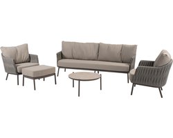 Vic Cannes stoel bank loungeset 5 delig organic terre Taste 4SO